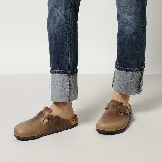 BIRKENSTOCK Boston tabacco Oiled Leather