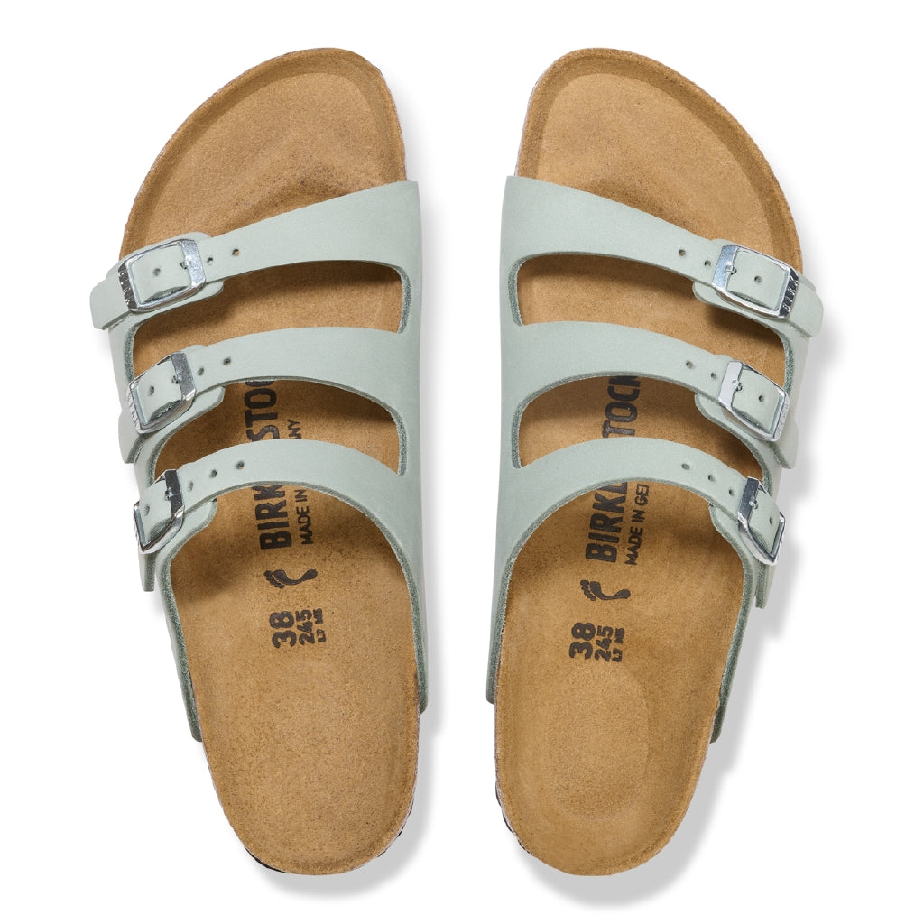 BIRKENSTOCK Florida pure sage Nabuck