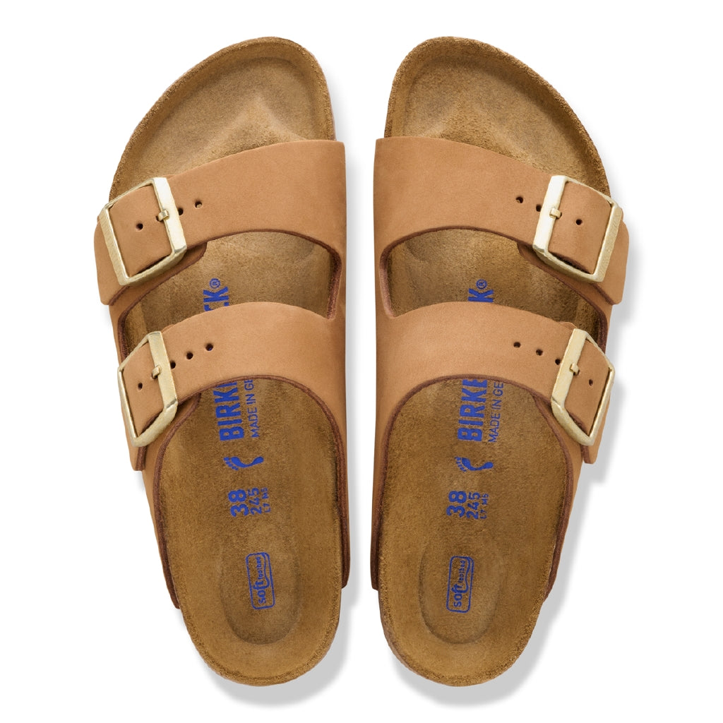 BIRKENSTOCK Arizona SFB mink Nabuck leather
