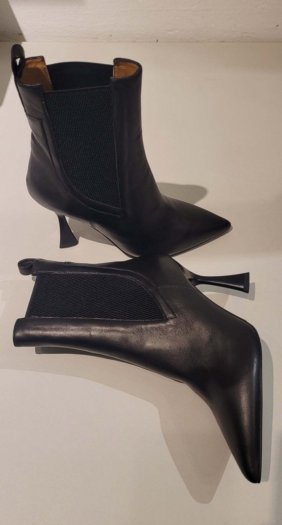 CAFèNOIR Stivaletto pelle nera