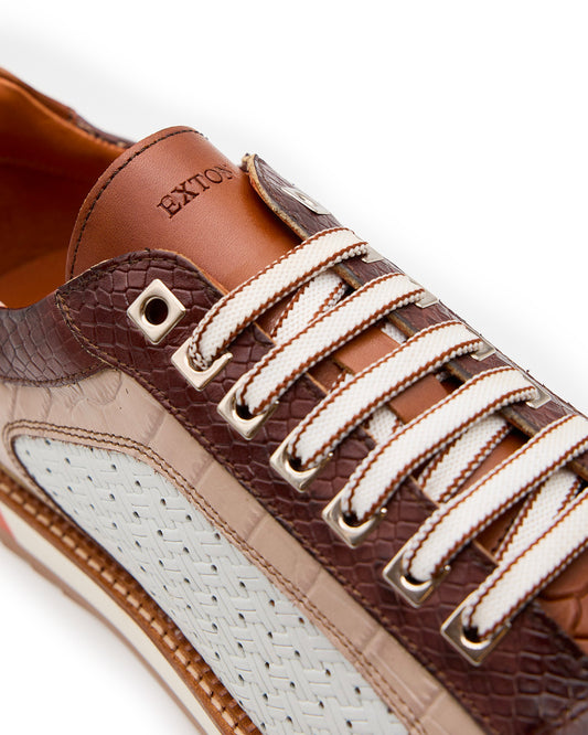 EXTON Scarpa golf Beige Brown