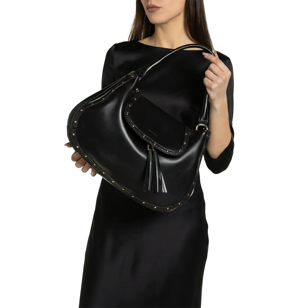RIPANI Borsa ANNE nappa Nero