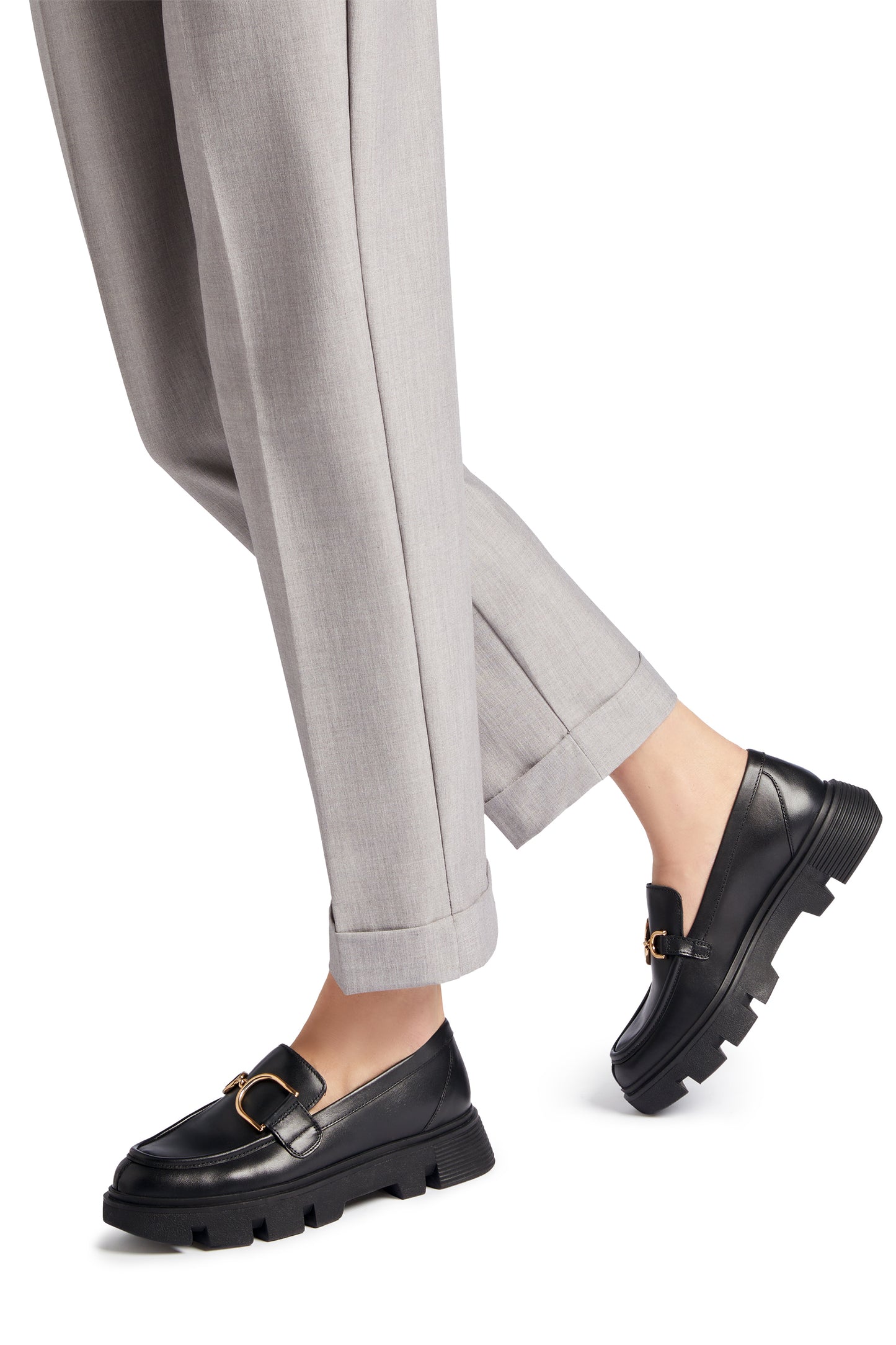 GEOX Mocassini Vilde vitello Black