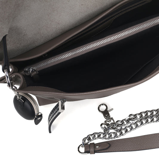 LA METRO BAG Postina grande Tortora