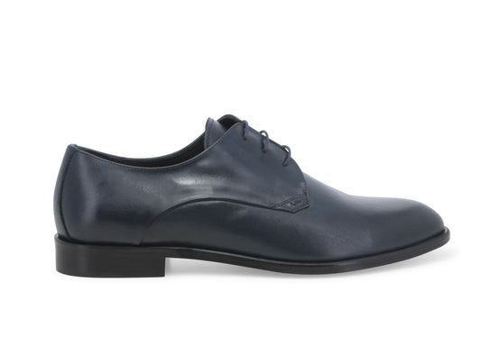 MELLUSO Derby vitello blu