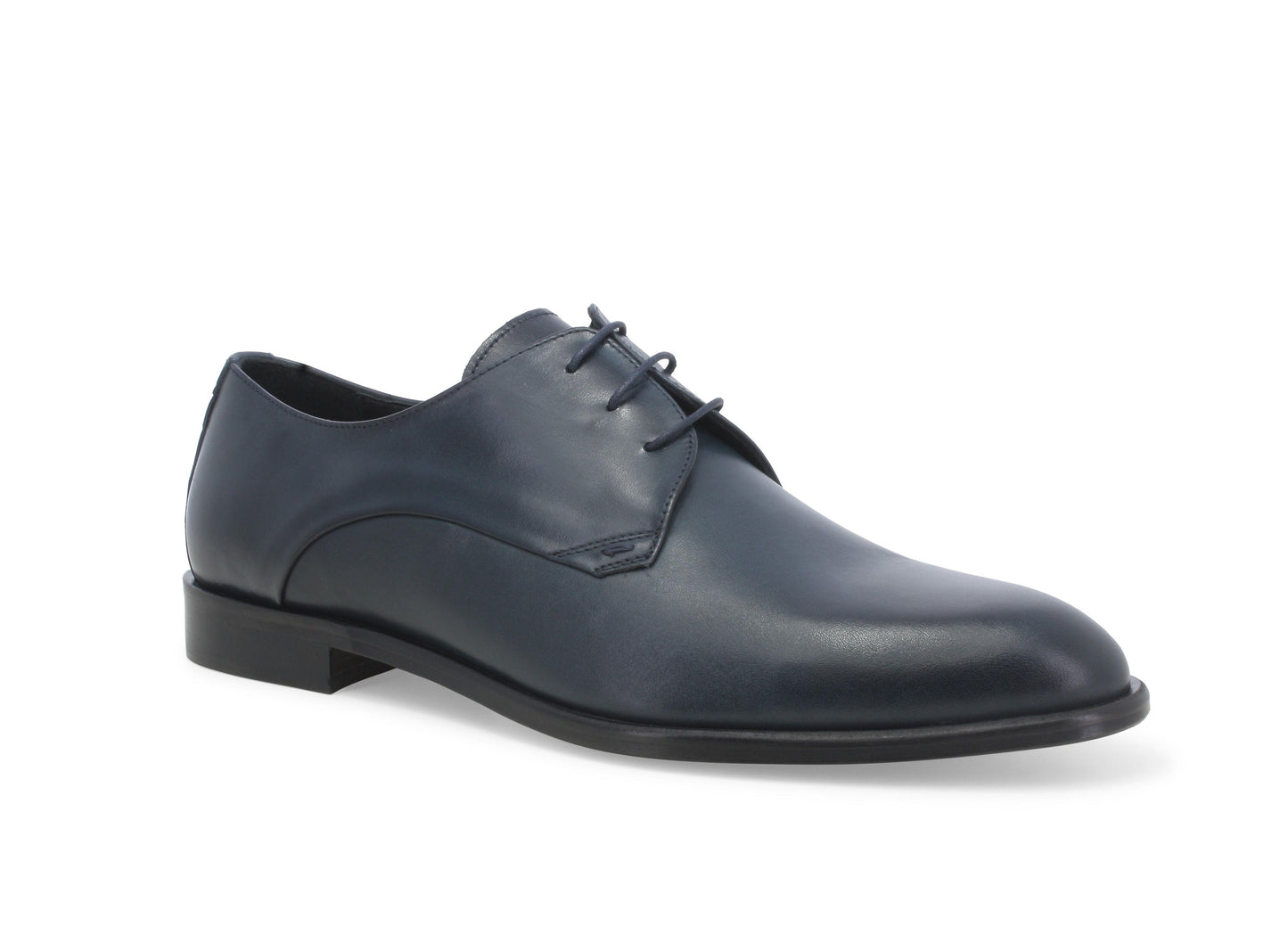 MELLUSO Derby vitello blu