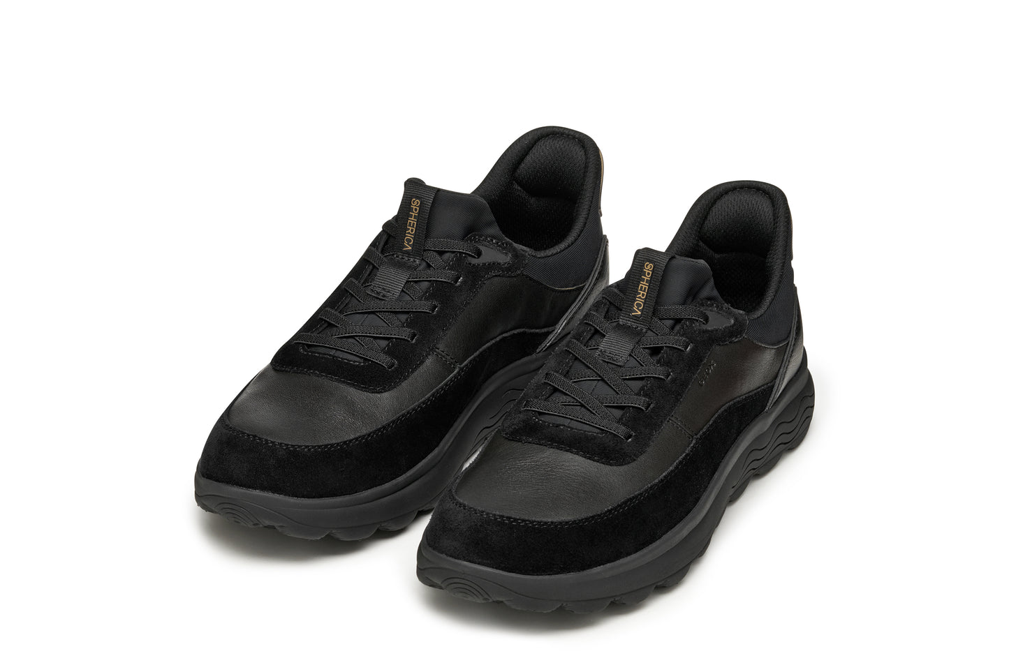 GEOX Sneakers Urban Spherica Nappa scamosc.Black