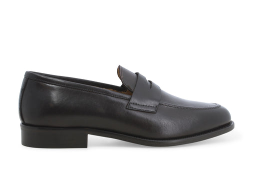 MELLUSO Mocassino vitello nero