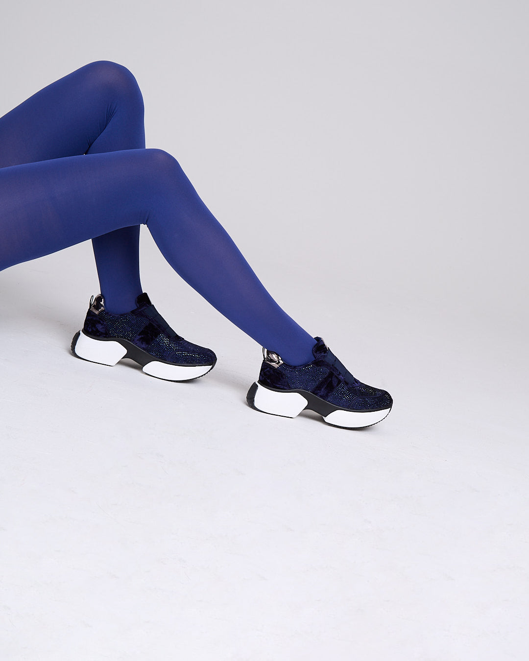 JEANNOT Sneakers velluto Blu