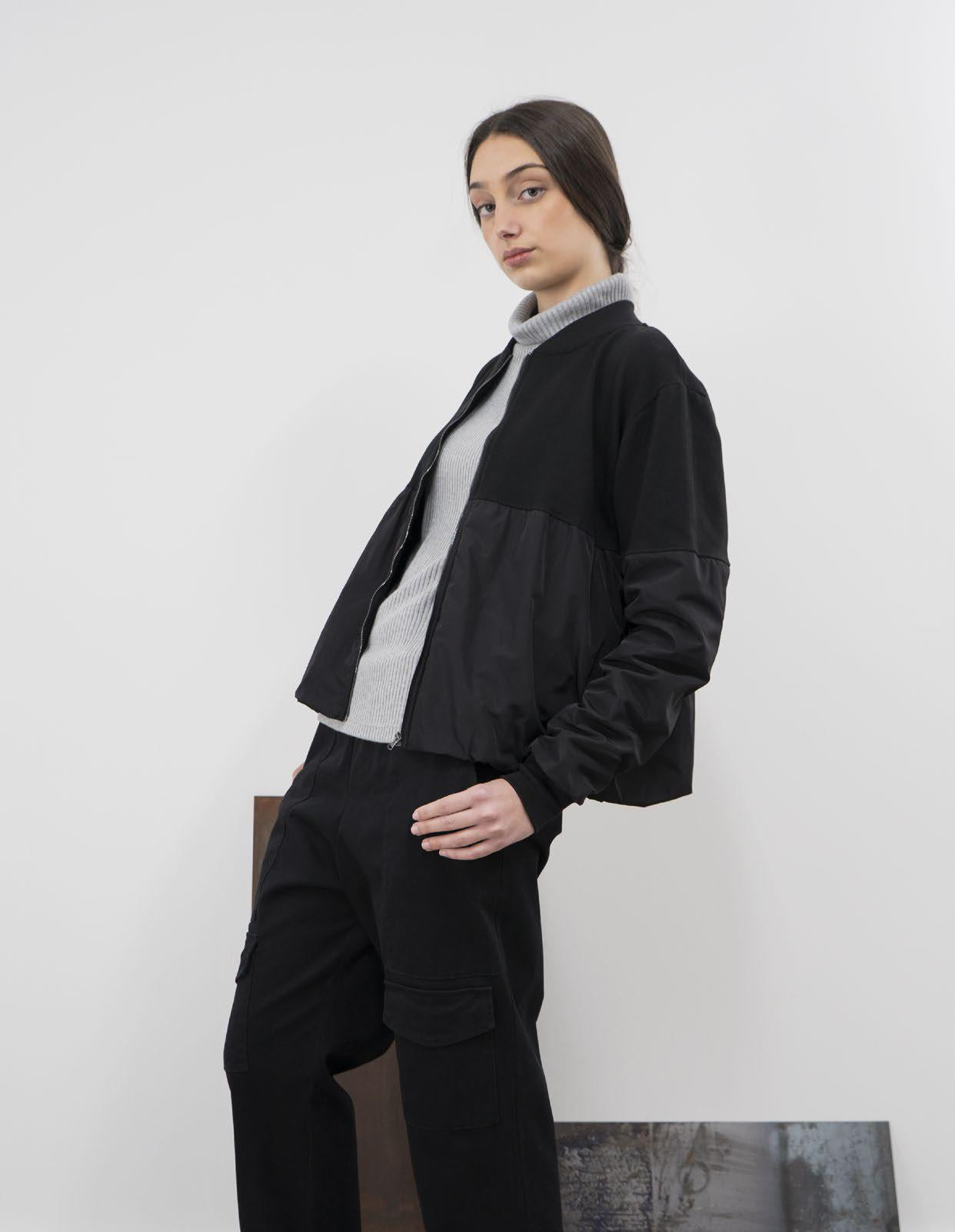 thiPo Pantalone Felpa tascone Nero