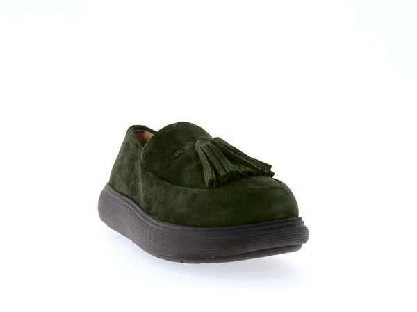 FITFLOP Mocassino c/fiocco camoscio Kalamata Dark Green