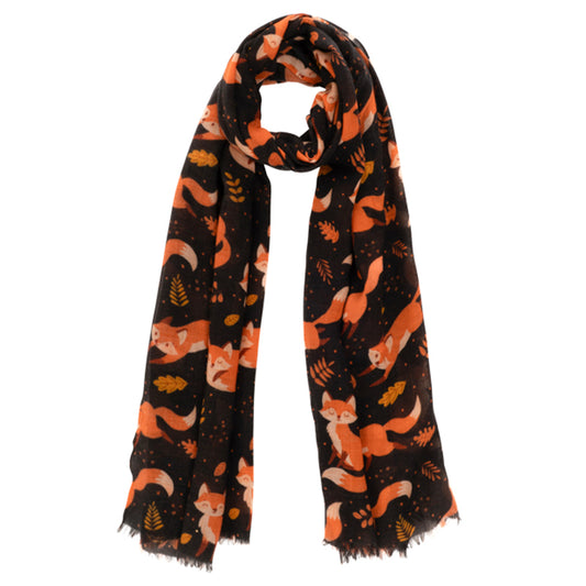 La Favola Sciarpa Volpi cm.70x190
