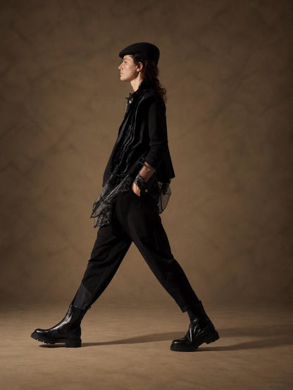 TADASHI Pantaloni Inserto Nero