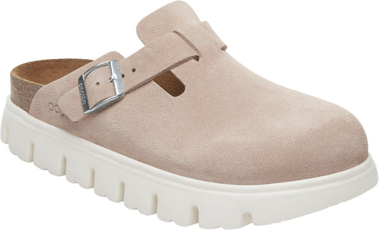 BIRKENSTOCK Boston Chunky light rose suede leather