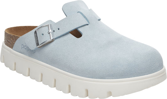 BIRKENSTOCK Boston Chunky baby blue suede leather