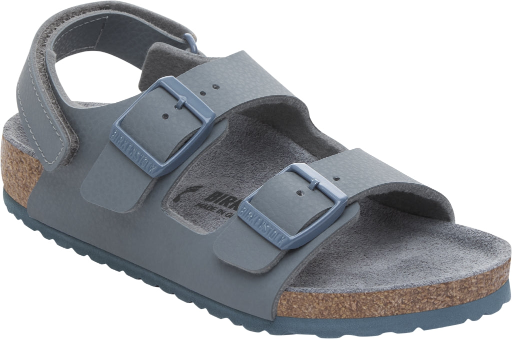BIRKENSTOCK Milano basalt gray BirkoFlor Kids
