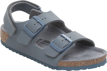 BIRKENSTOCK Milano basalt gray BirkoFlor Kids