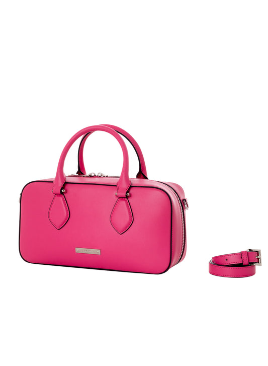 CROMIA Borsa Baulotto Perla vers.Fuxia vers.Bianco