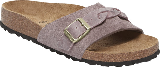 BIRKENSTOCK Oita Braided purple Suede Leather