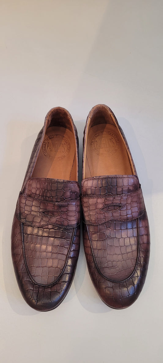 PAWELK'S Mocassino cocco testa moro