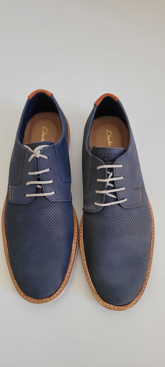 CLARKS Atticus Nabuck Navy