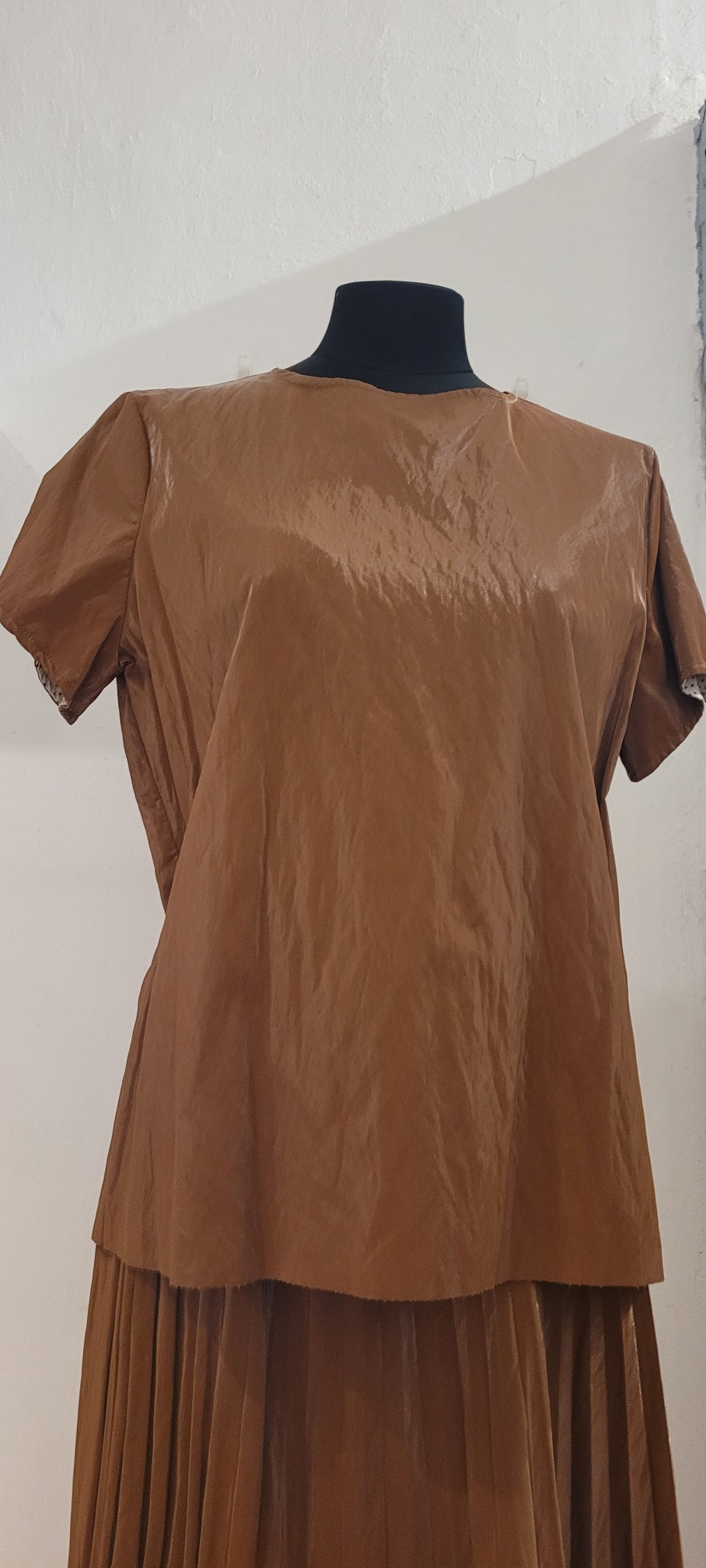 LE STREGHE Top ecopelle