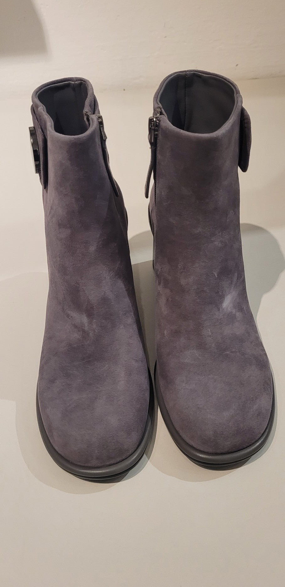 JEANNOT Stivaletto camoscio grigio