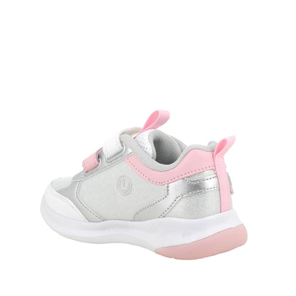 PRIMIGI MERMAID Girl Nappa Glitter Bianco/Rosa /Argento