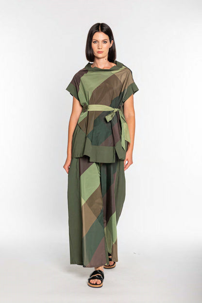 MANESERA Casacca tafta Oliva