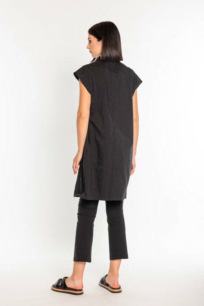 MANESERA Pantalone trombetta Iseo Nero