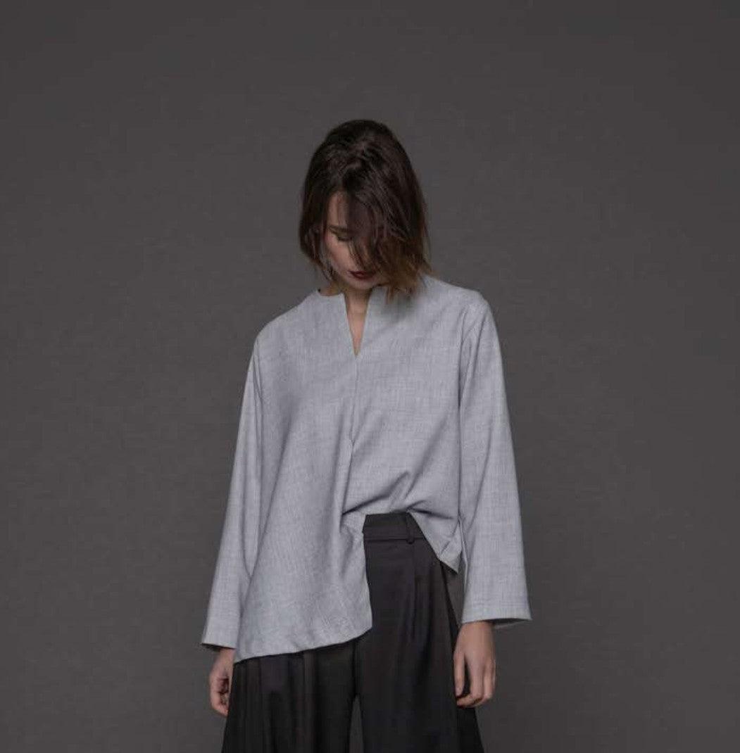 BRAVAA Blusa Grigia
