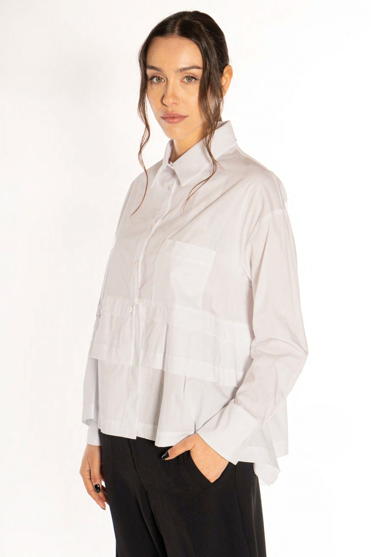 MANESERA Camicia bal paperina Bianco