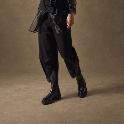 TADASHI Pantaloni Inserto Nero