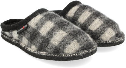 HAFLINGER Plaid schwarz