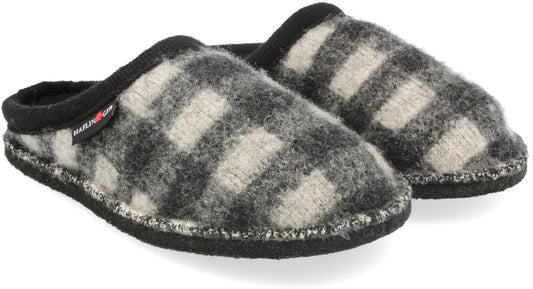 HAFLINGER Plaid schwarz