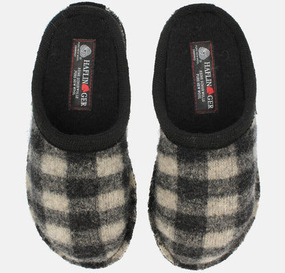 HAFLINGER Plaid schwarz