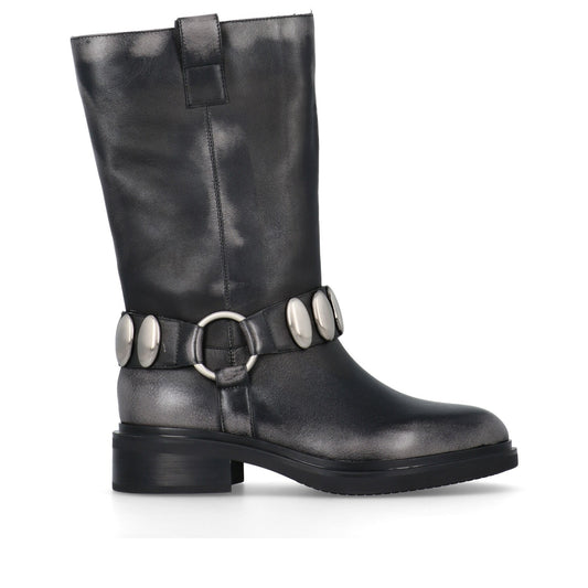 BRUNO PREMI Stivale Old Denim Gun/Black