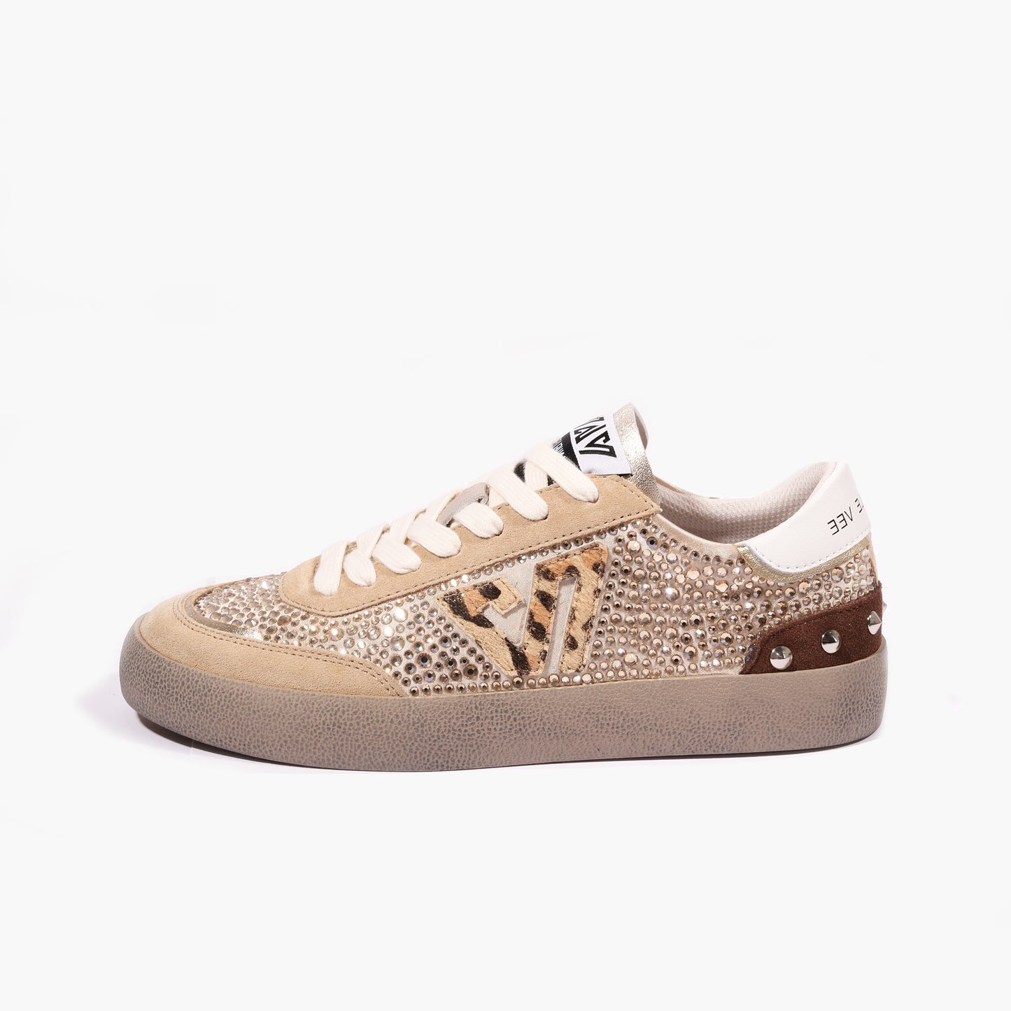 EMANUELLE VEE Sneakers Soledad con strass  Multi beige