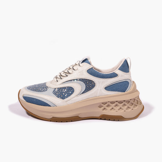 EMANUELLE VEE Sneakers Arcade Ivory Jeans