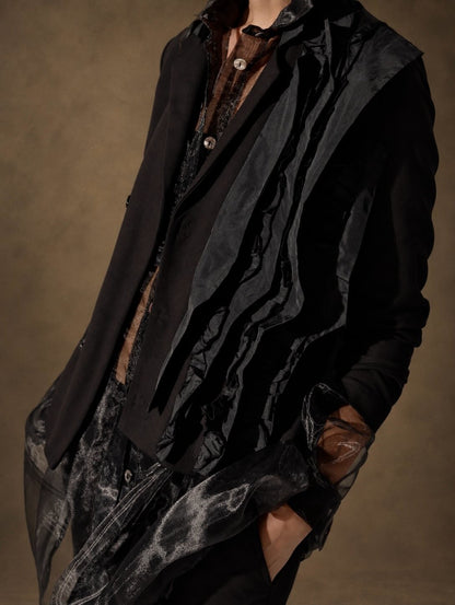 TADASHI  Giacca Rouges Nera