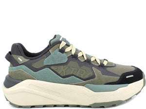 EXTR4 Sneakers Kaizen tess.tecnico Verde Fango