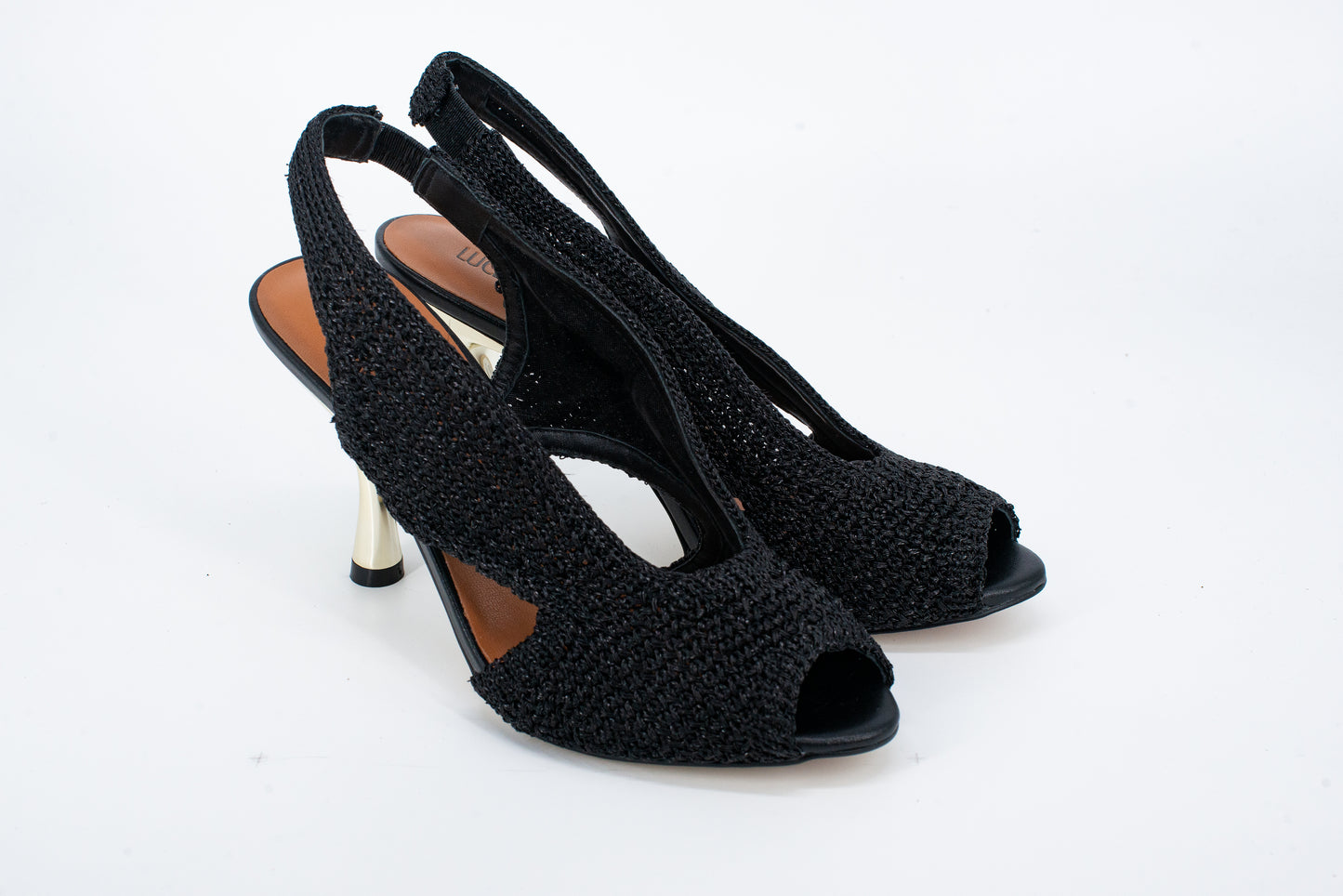 BARACHINI Sandalo Crochet Nero