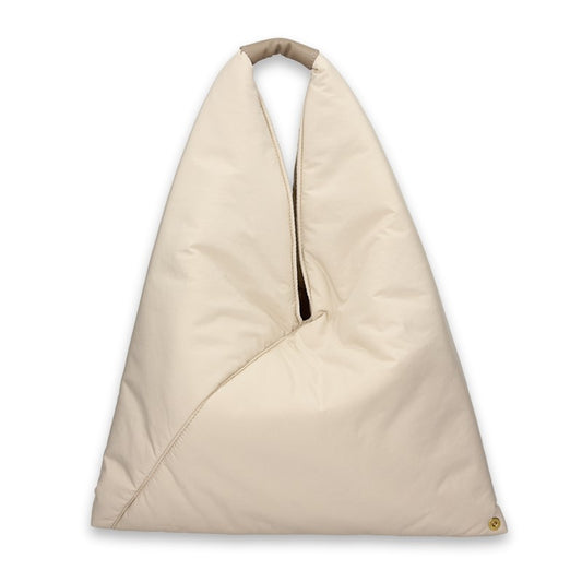 BONFANTI Borsa Giada tracolla a ventaglio sacca morbida Ghiaccio
