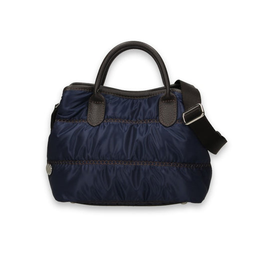 BONFANTI Borsa a mano Dublino trapuntata Blu Navy