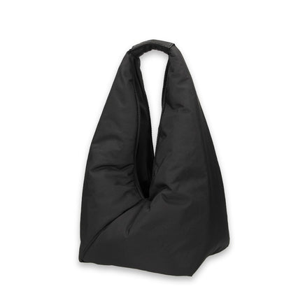 BONFANTI Borsa Giada tracolla a ventaglio sacca morbida Nero