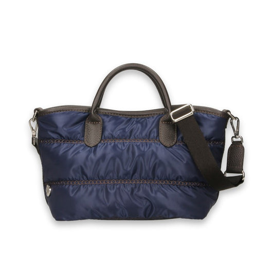 BONFANTI Borsa a mano Dublino trapuntata Blu Navy