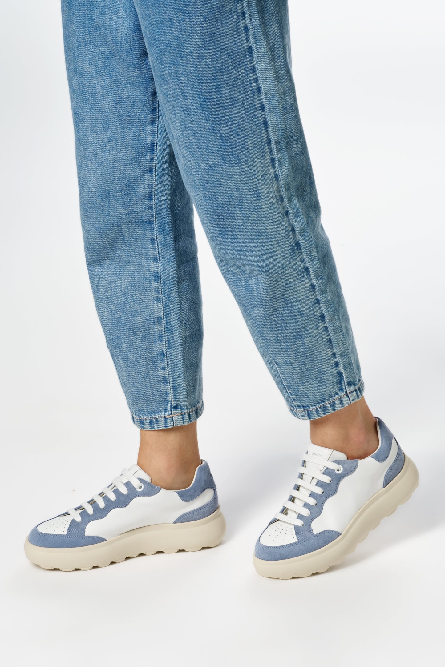 GEOX Sneakers Spherica White Lt Blue