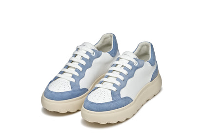 GEOX Sneakers Spherica White Lt Blue
