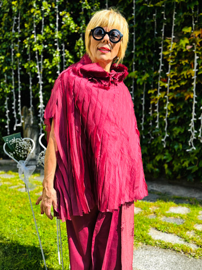 TADASHI KAPPA Strisce Porpora