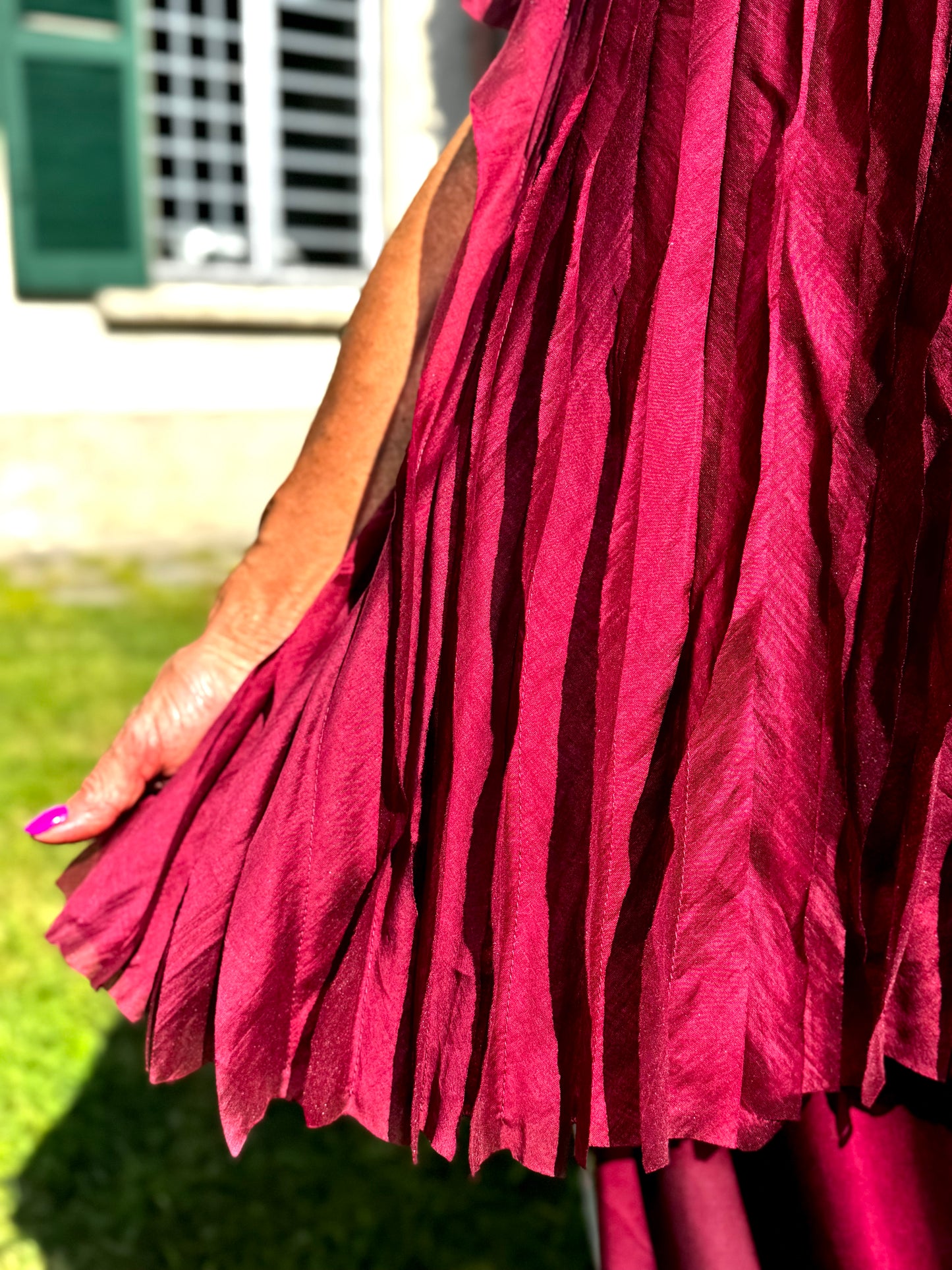 TADASHI KAPPA Strisce Porpora